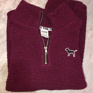 PINK Sherpa sweatshirt